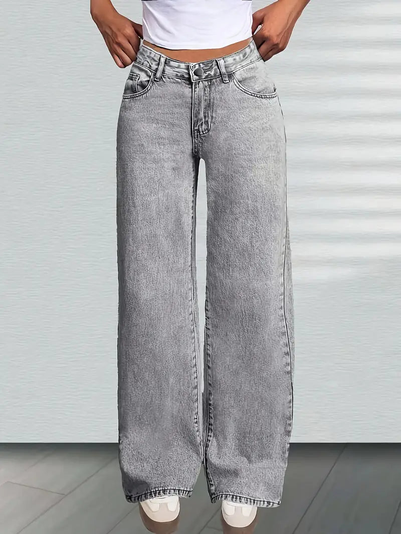Celia™ | Pantaloni Ampi a Vita Alta