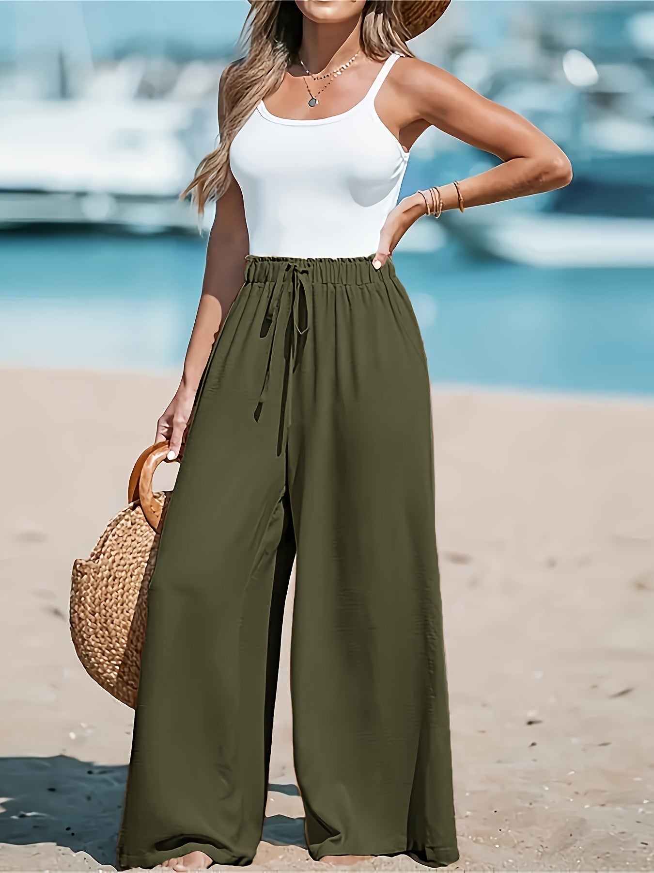 Verónica™ | Pantaloni Larghi con Corda