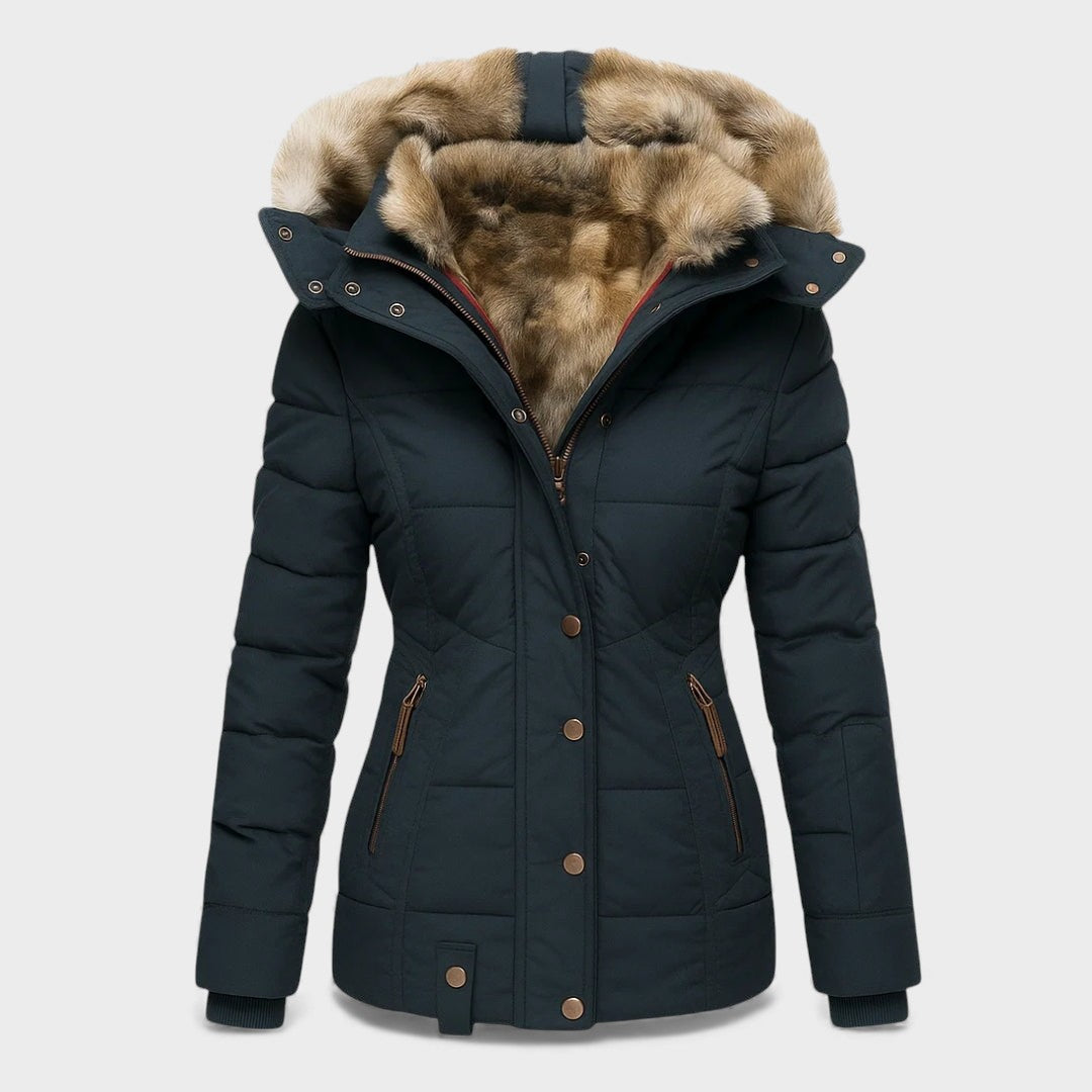 Alba™ | Cappotto invernale con fodera in pelliccia