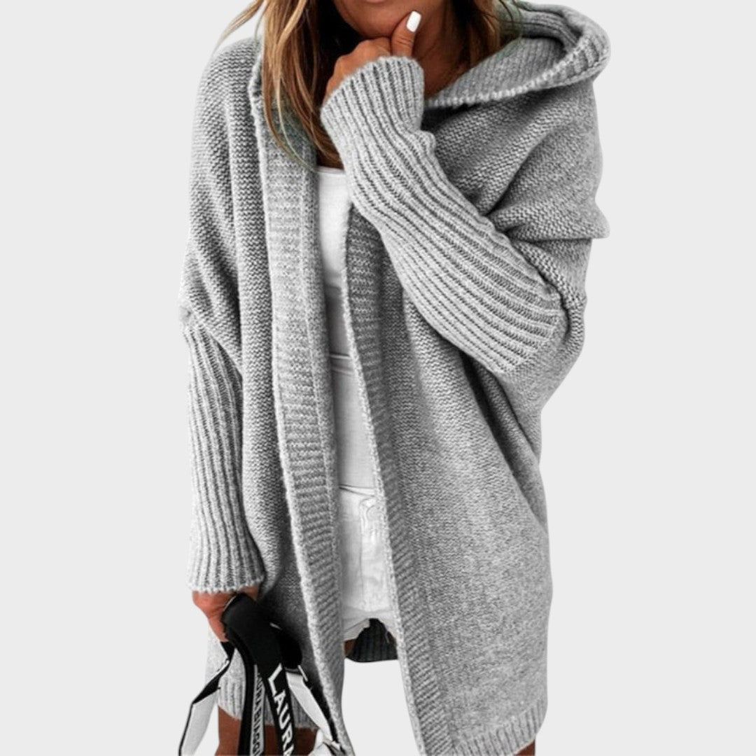 Marcela™ | Cardigan in Maglia Oversized con Cappuccio