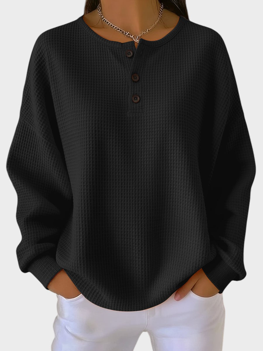 Rosa™ | Maglione waffle comodo ed elegante
