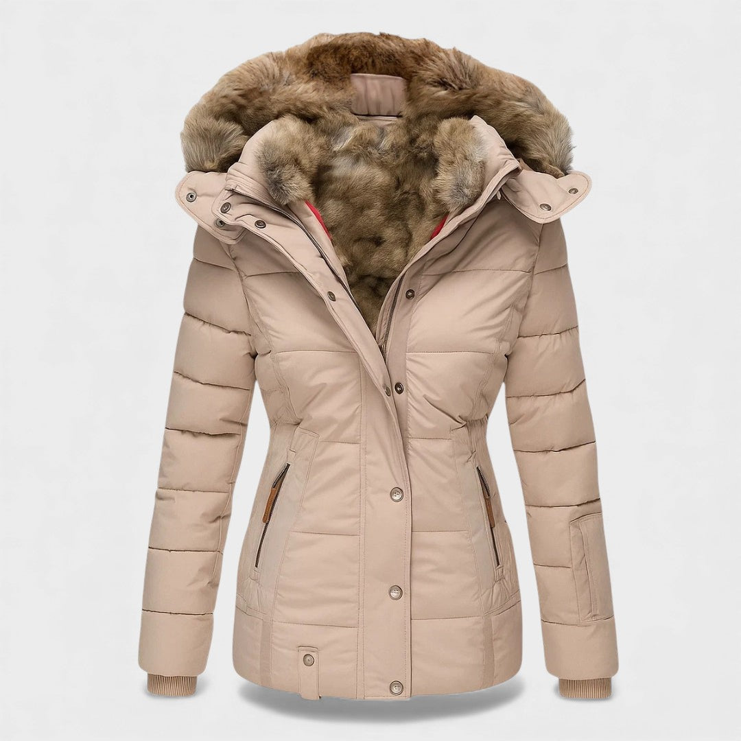 Alba™ | Cappotto invernale con fodera in pelliccia