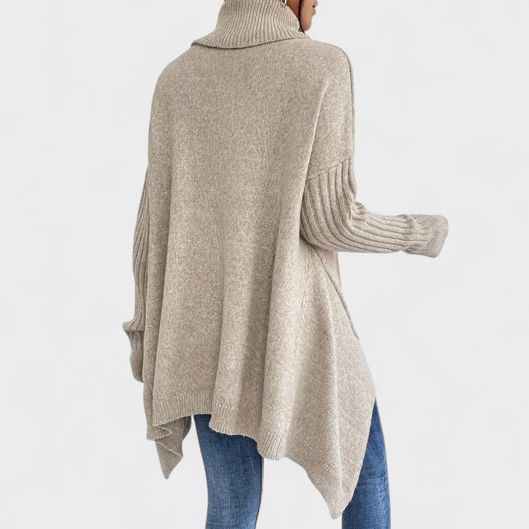 Adela™ | Maglione largo con collo alto
