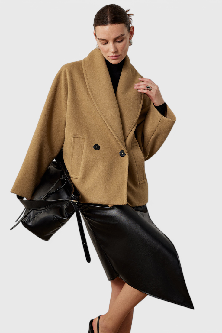 Helena™ | Cappotto Oversized in Tweed