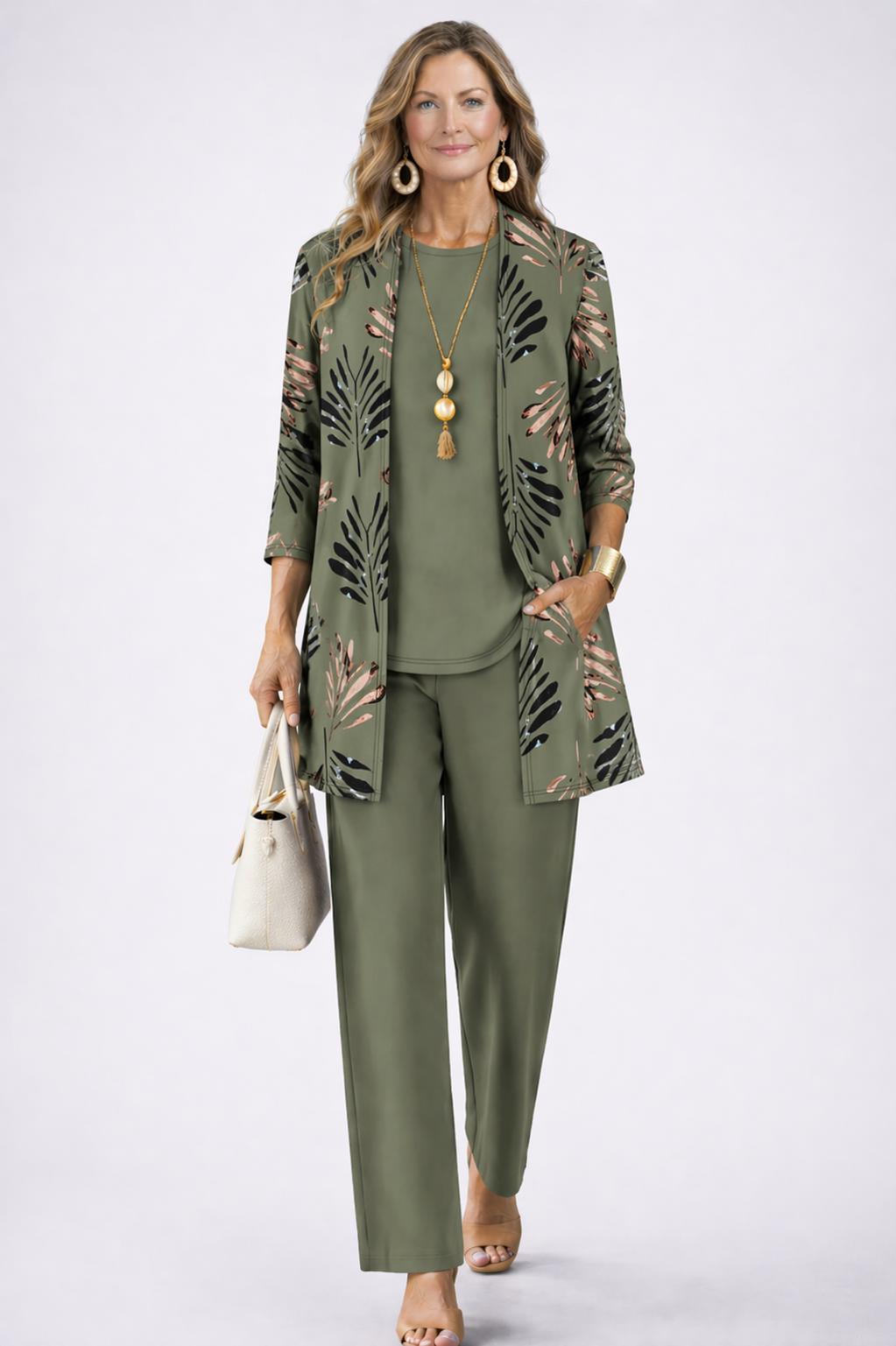 Completo Donna Coordinato 3 Pezzi dallo Stile Chic e Casual