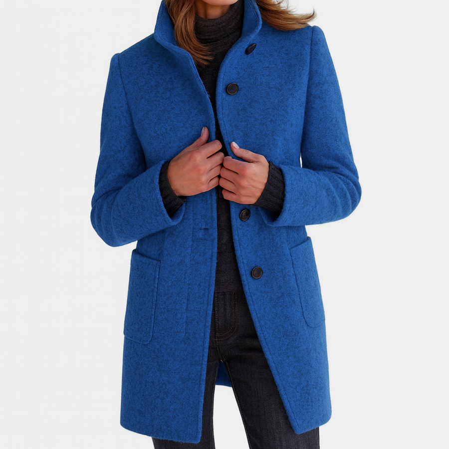 Soledad™ | Cappotto elegante con colletto alto