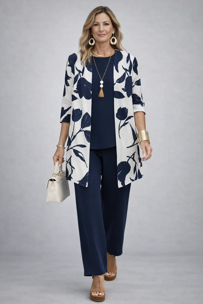Completo Donna Coordinato 3 Pezzi dallo Stile Chic e Casual