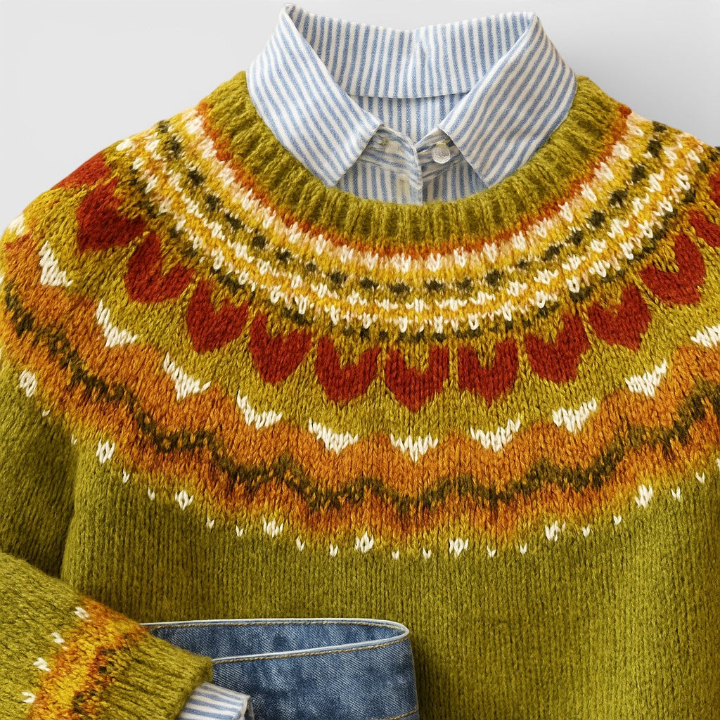 Eugenia™ | Maglione vintage a maglia