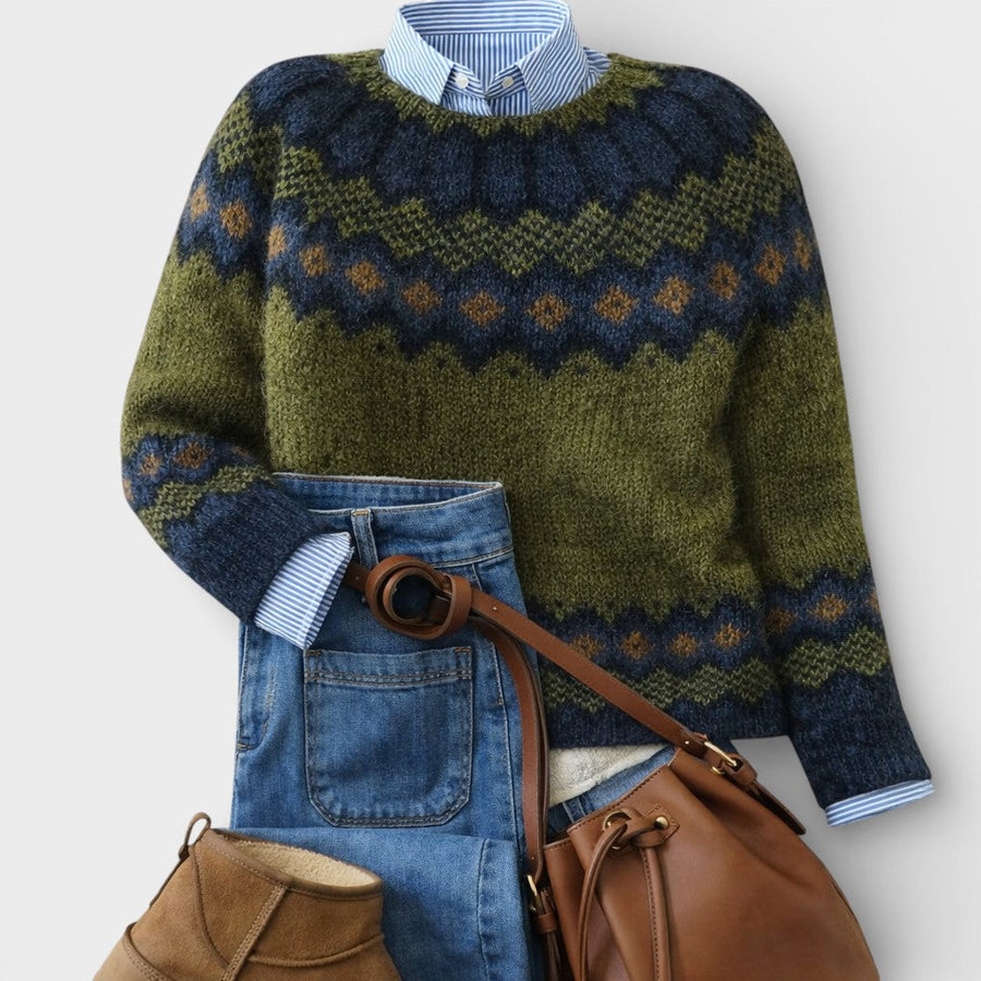 Jessica™ | Maglione in punto nordico