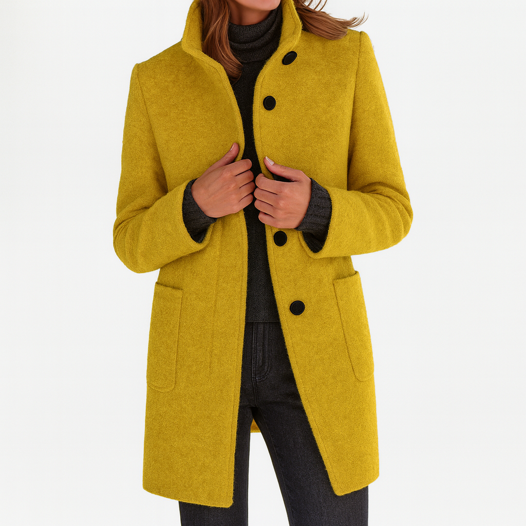 Soledad™ | Cappotto elegante con colletto alto
