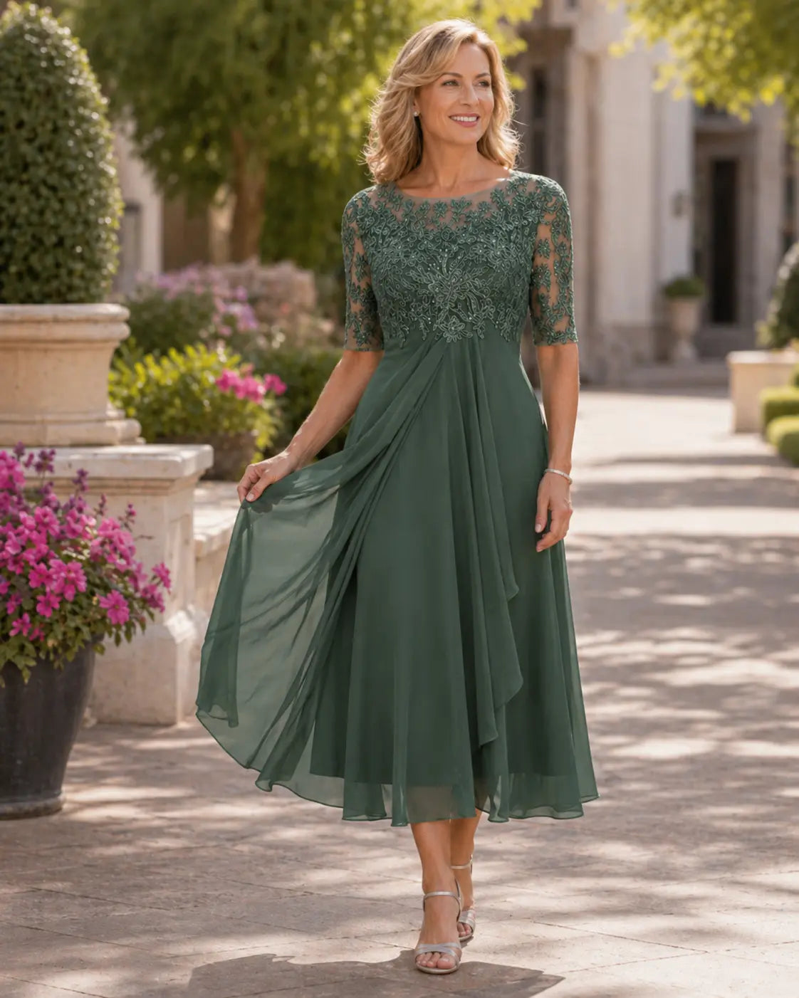 Maria | Abito Elegante in Chiffon