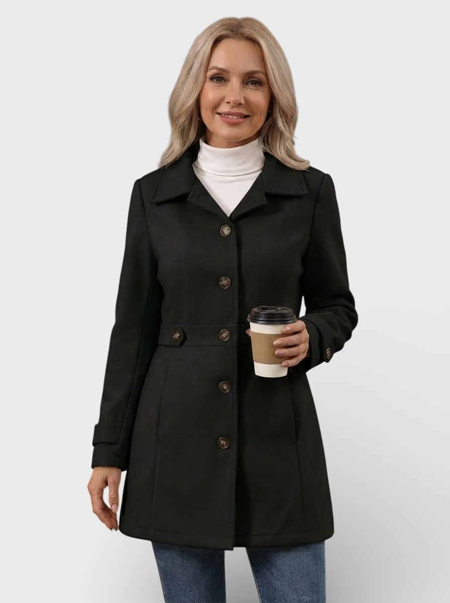 Isabel™ | Cappotto in lana comodo e senza tempo
