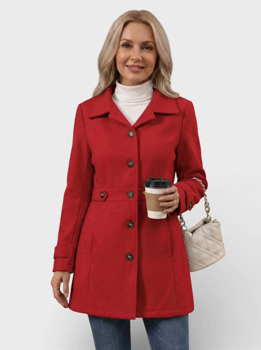 Isabel™ | Cappotto in lana comodo e senza tempo