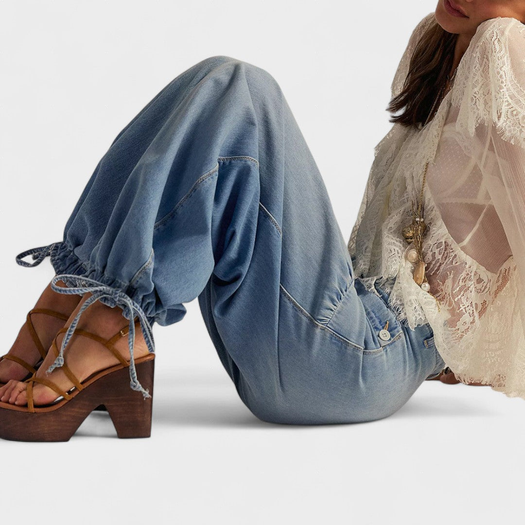Raquel™ | Jeans eleganti a gamba fluida
