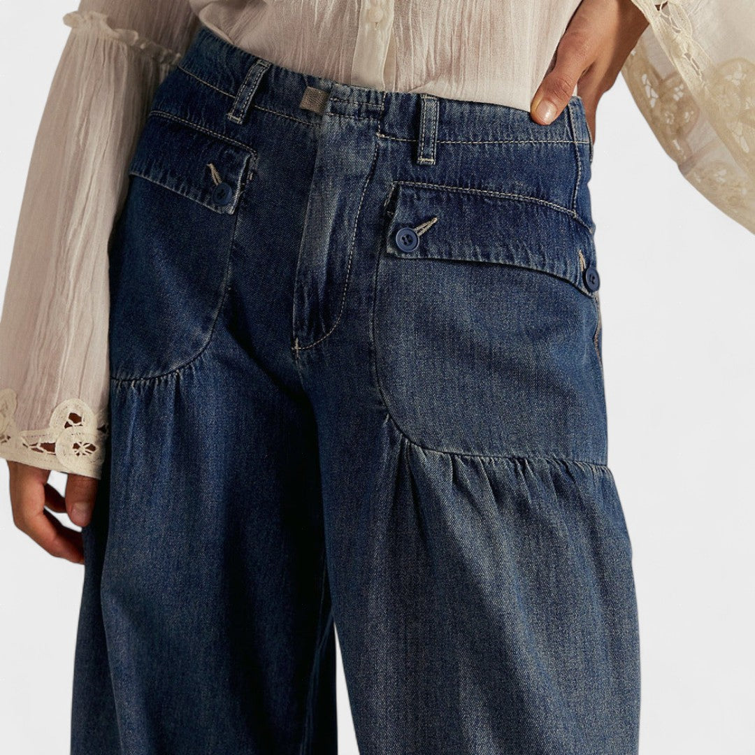 Raquel™ | Jeans eleganti a gamba fluida
