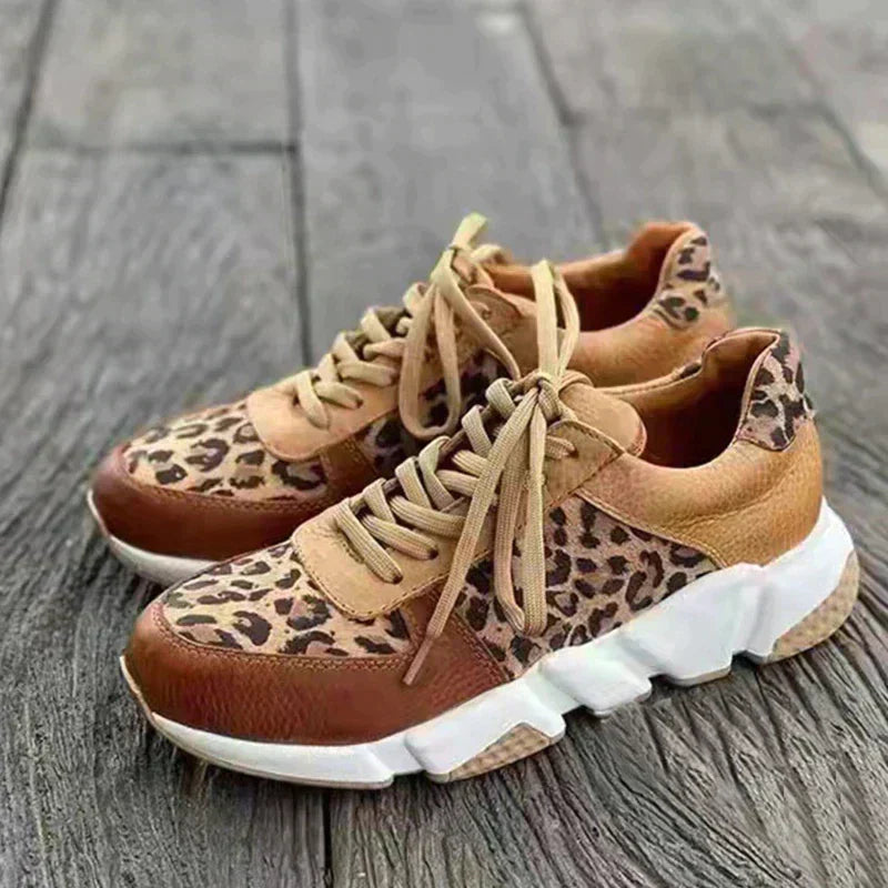 Jimena™ | Sneakers con stile leopardato