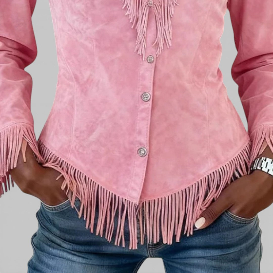 Marina™ | Blusa con frange