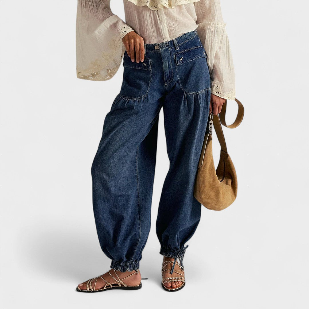Raquel™ | Jeans eleganti a gamba fluida