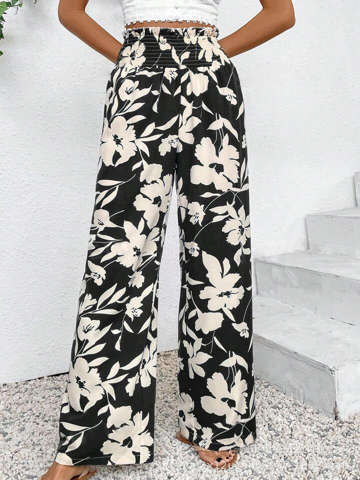 Floriana™ | Pantaloni Ampi con Stampa Floreale