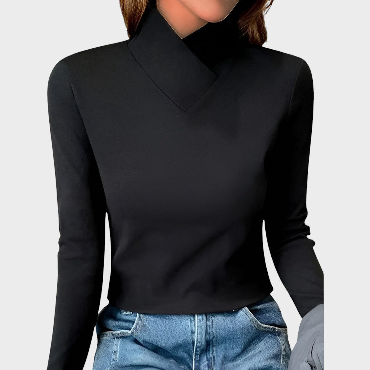 Silvia™ | Maglione elegante con collo alto