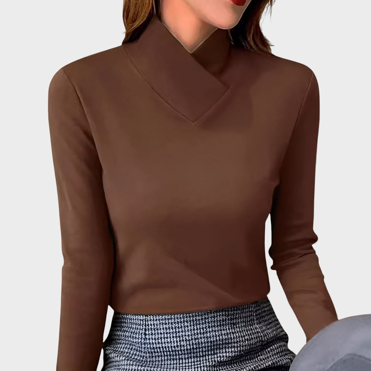 Silvia™ | Maglione elegante con collo alto
