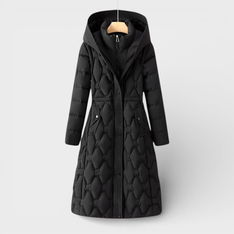 Patricia™ | Cappotto elegante con cappuccio lungo