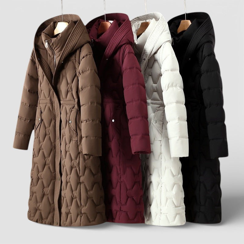 Patricia™ | Cappotto elegante con cappuccio lungo