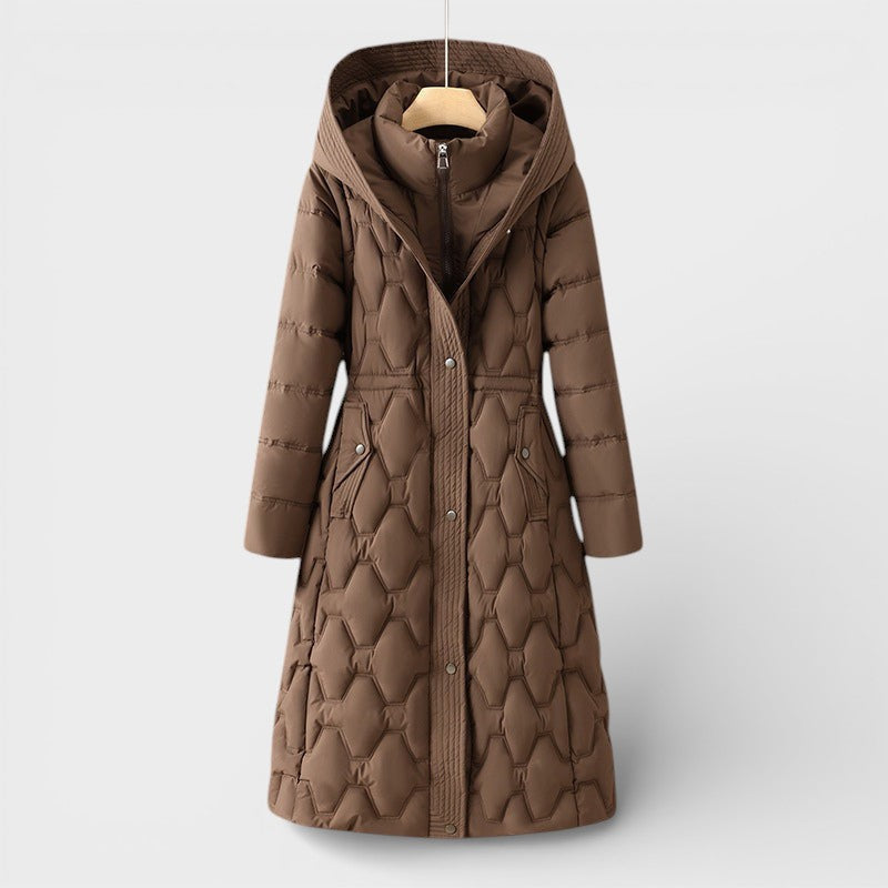 Patricia™ | Cappotto elegante con cappuccio lungo