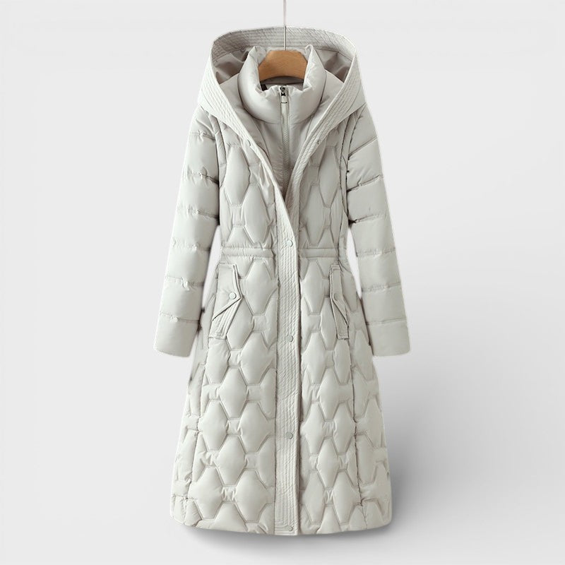 Patricia™ | Cappotto elegante con cappuccio lungo