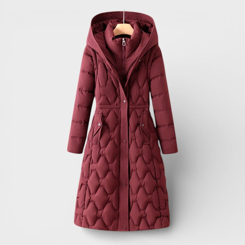 Patricia™ | Cappotto elegante con cappuccio lungo
