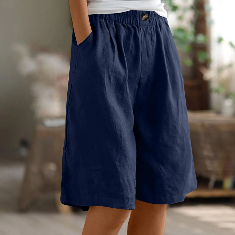 Sara™ | Pantaloni Corti Casual a Taglio Largo