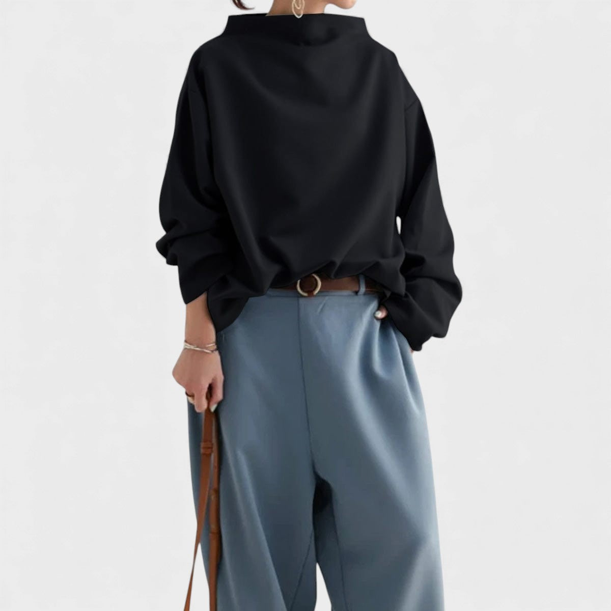 Renée™ | Maglione morbido a collo alto