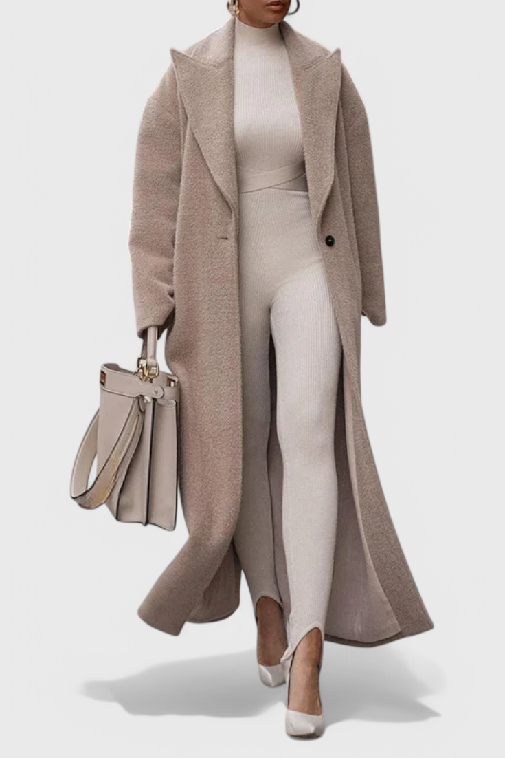 Chloe™ | Cappotto Strutturato Elegante a Lunghezza Completa