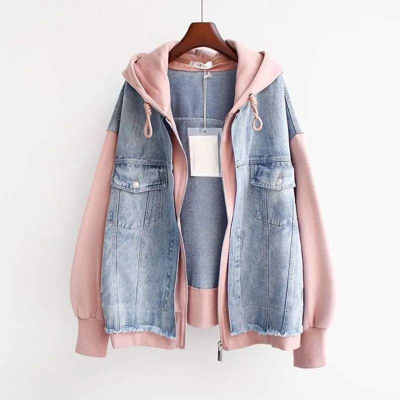 Aitana™ | Giacca di jeans con cappuccio