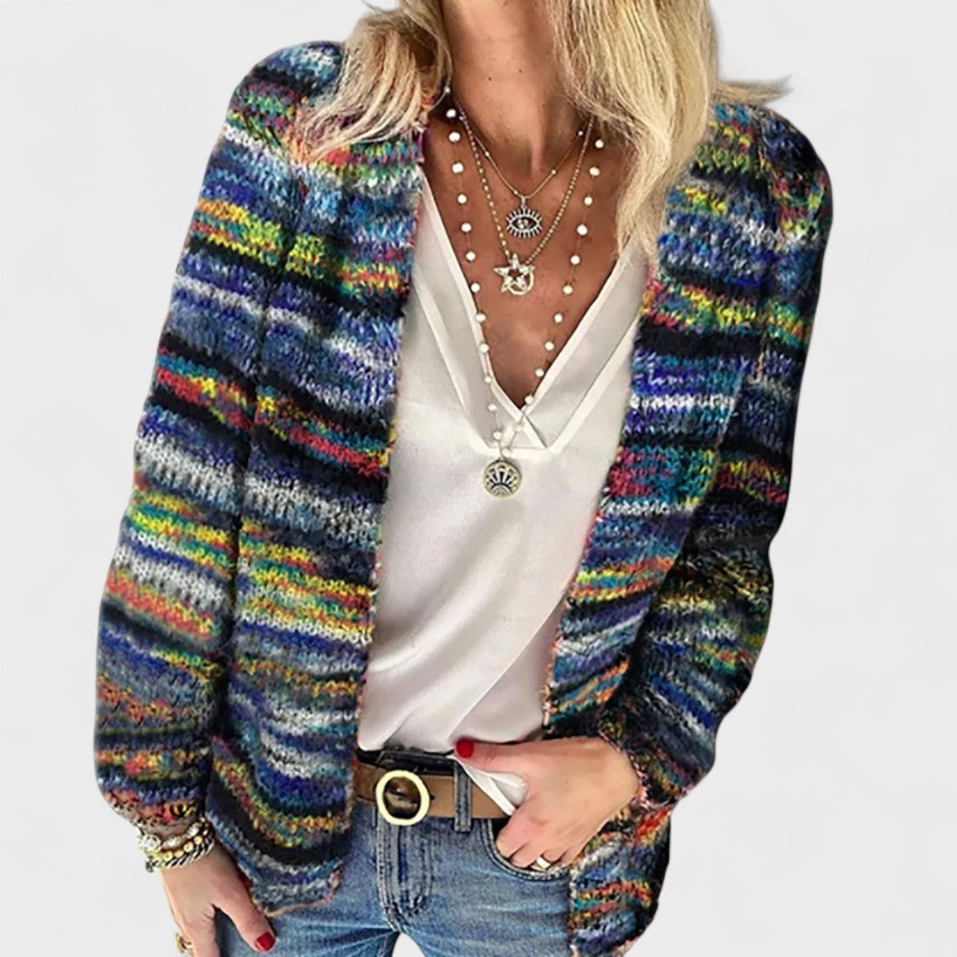 Herminia™ | Cardigan multicolore caldo