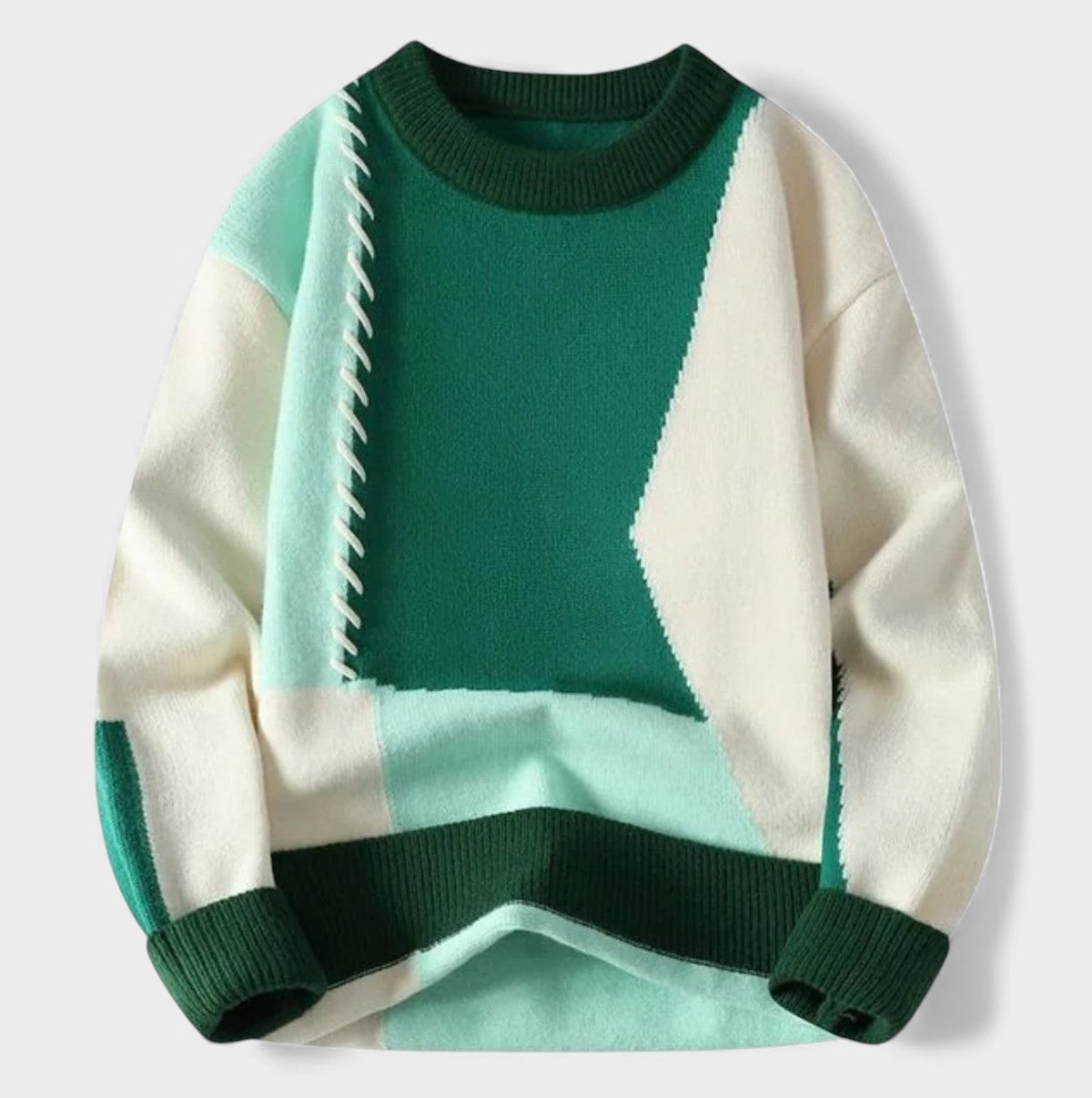 Maela™ | Maglione patchwork lavorato a mano
