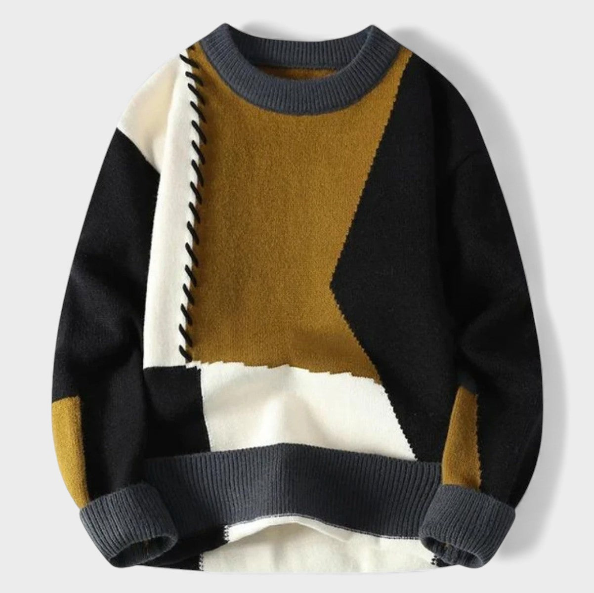 Maela™ | Maglione patchwork lavorato a mano
