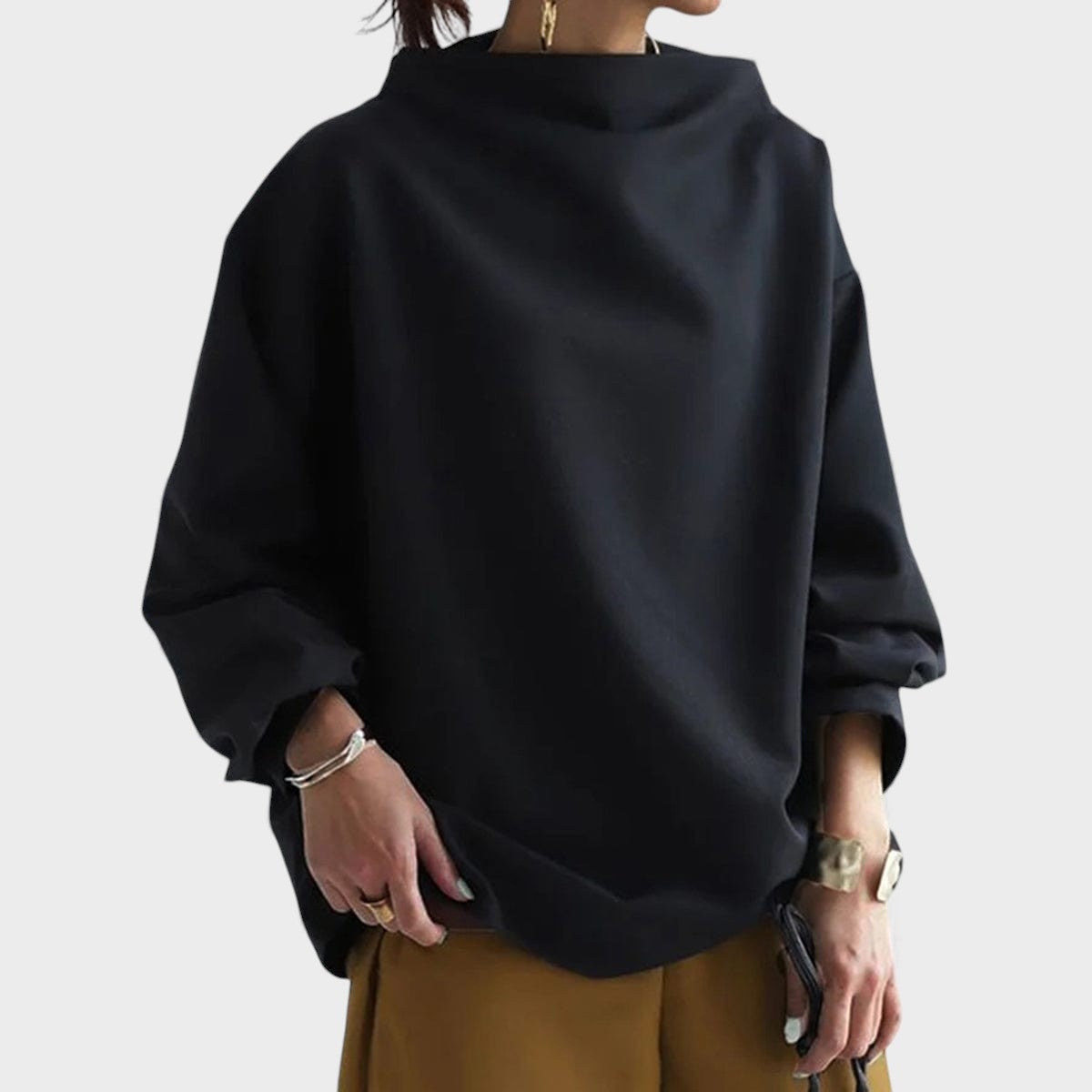 Renée™ | Maglione morbido a collo alto