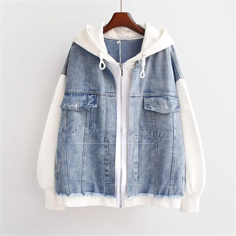 Aitana™ | Giacca di jeans con cappuccio
