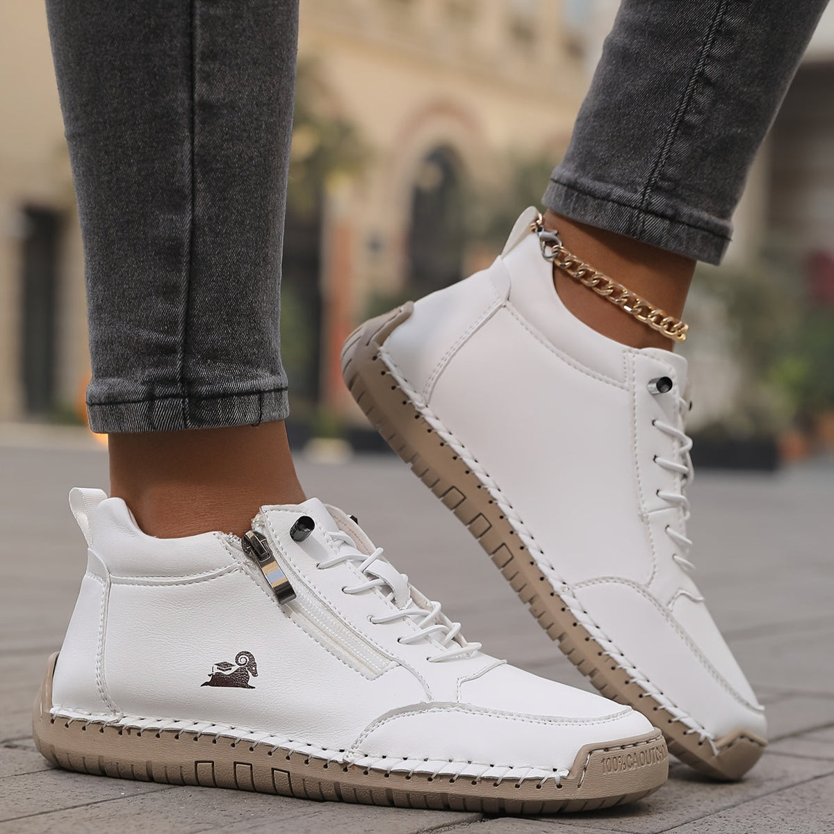 Noemi | Sneakers Ortopediche con Cerniera