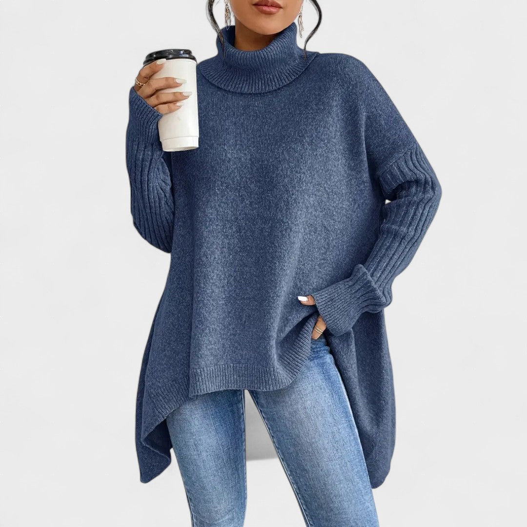 Adela™ | Maglione largo con collo alto