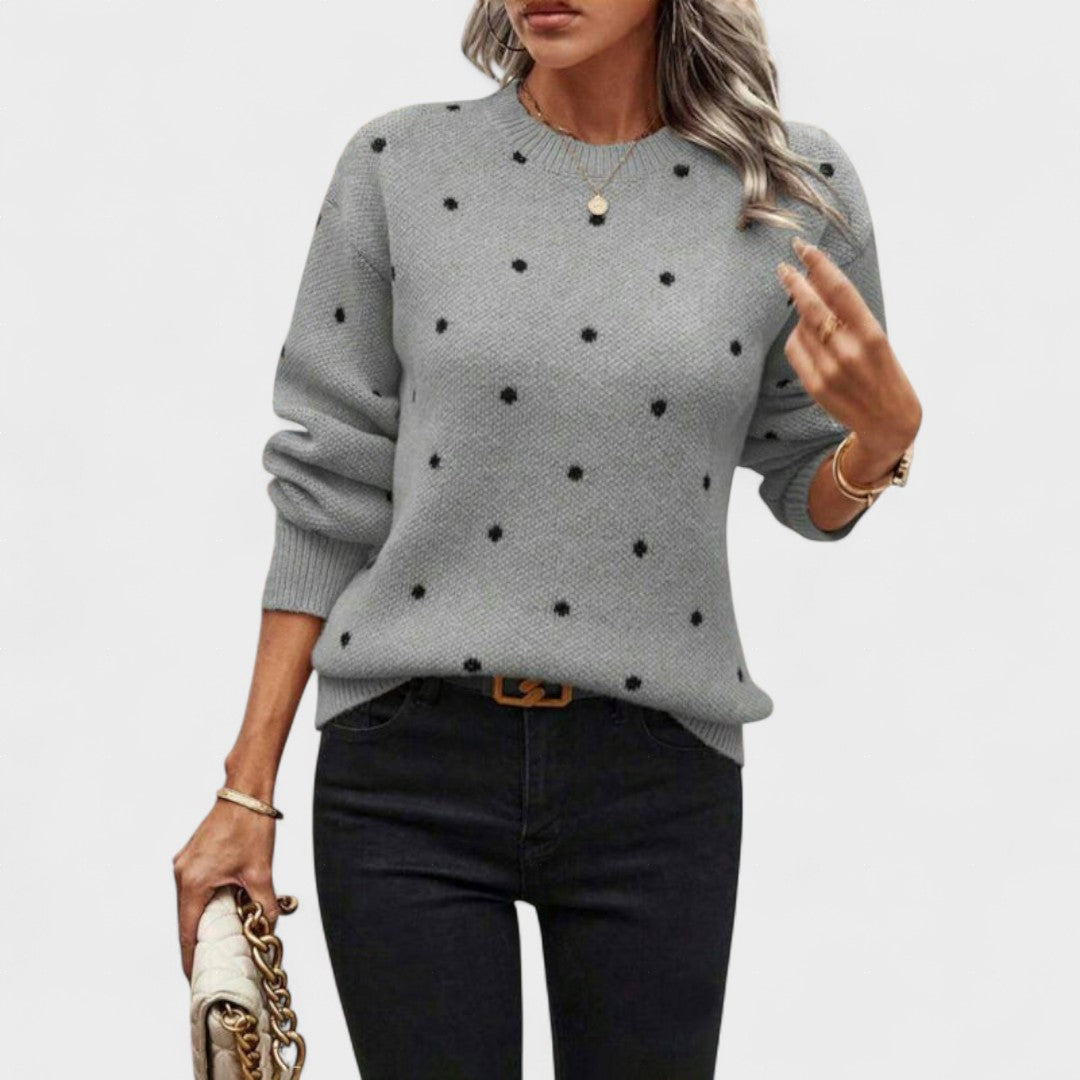 Carolina™ | Maglione a Maglia con Pois