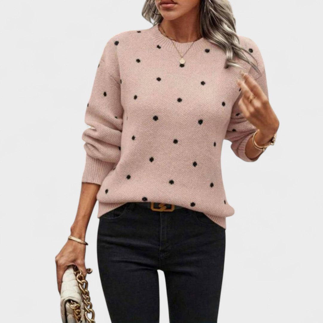Carolina™ | Maglione a Maglia con Pois