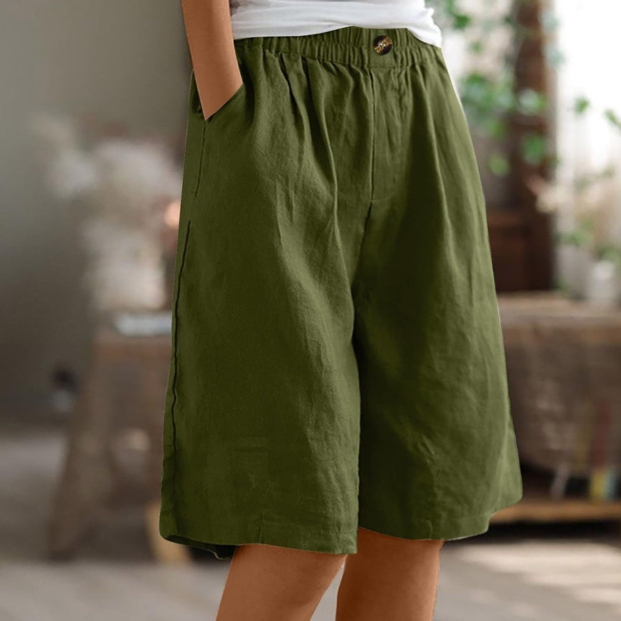 Sara™ | Pantaloni Corti Casual a Taglio Largo