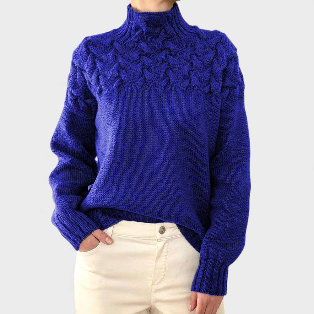 Nora™ | Maglione a maglia caldo con collo alto