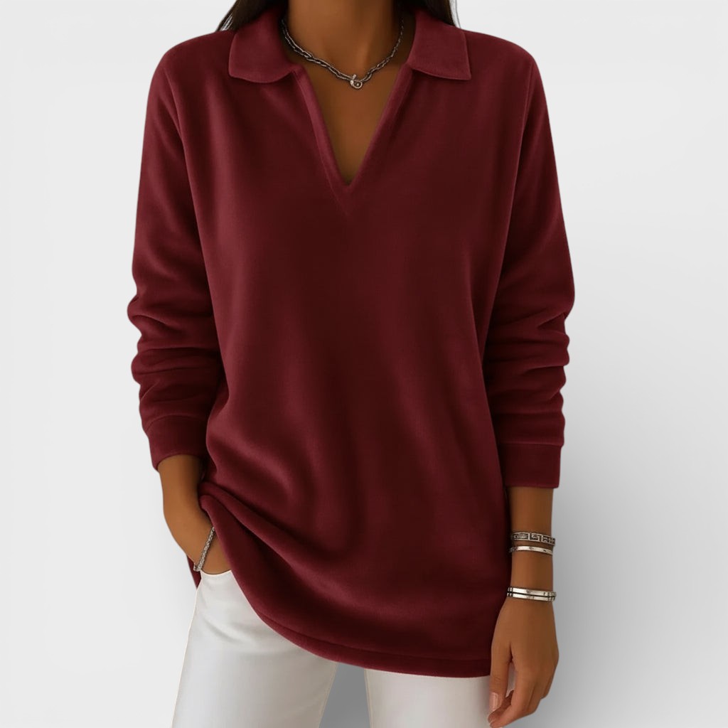 Amelia™ | Maglione morbido con scollo a V