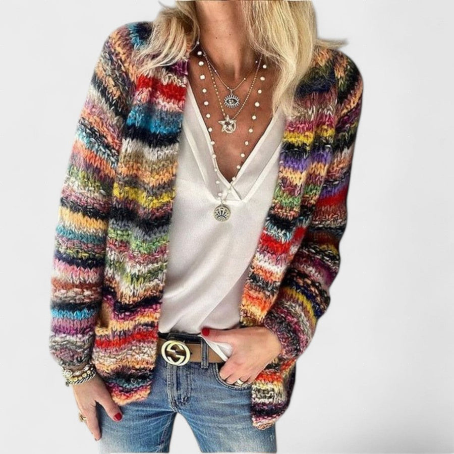 Herminia™ | Cardigan multicolore caldo