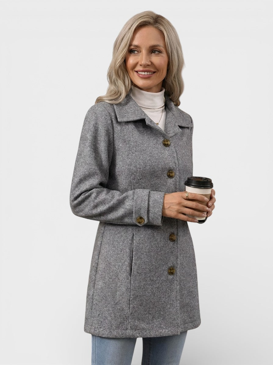 Isabel™ | Cappotto in lana comodo e senza tempo