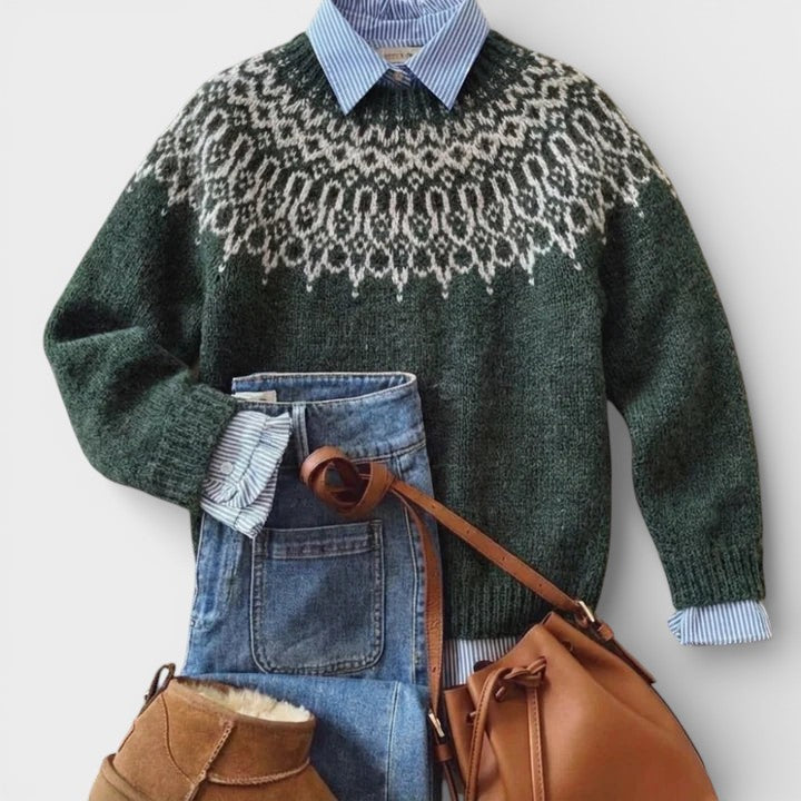 Eugenia™ | Maglione vintage a maglia