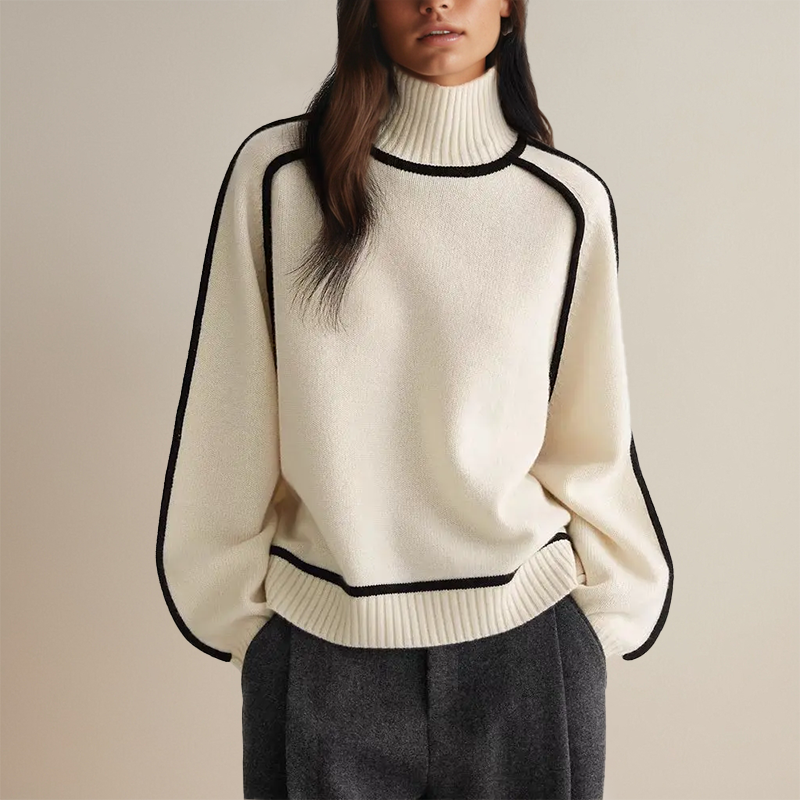 Sofía™ | Maglione Haute Couture con Collo Alto